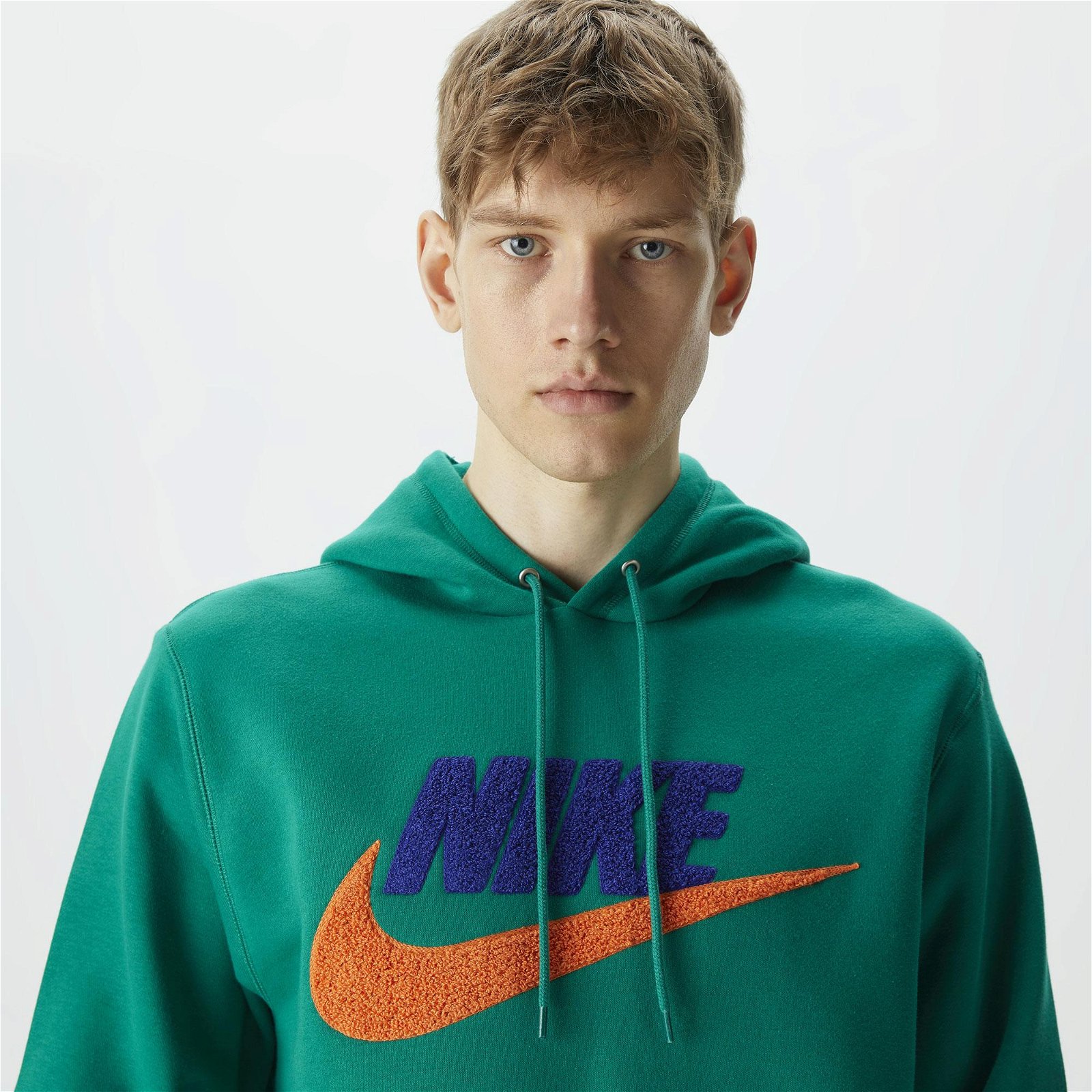 Nike Club Fleece Erkek Yeşil Sweatshirt
