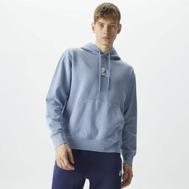  Jordan Essentials Wash Fleece Erkek Mavi Sweatshirt