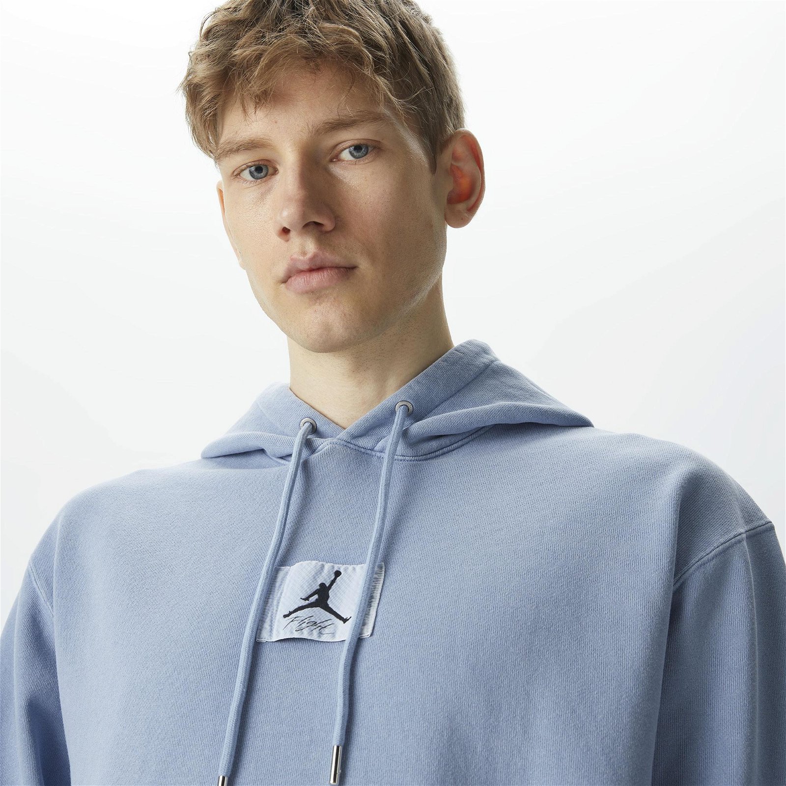 Jordan Essentials Wash Fleece Erkek Mavi Sweatshirt