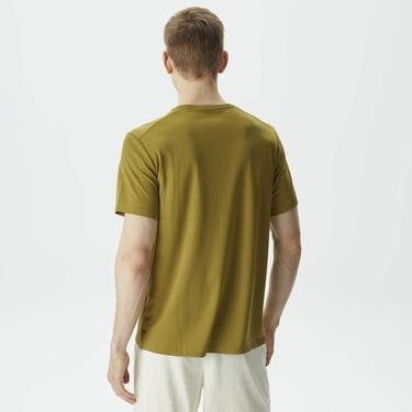  Nike Dri-Fit Miler Erkek Yeşil T-Shirt
