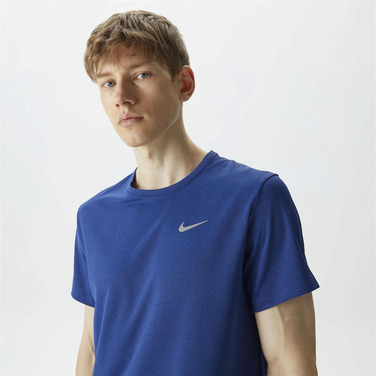 Nike Dri-Fit Miler Erkek Lacivert T-Shirt