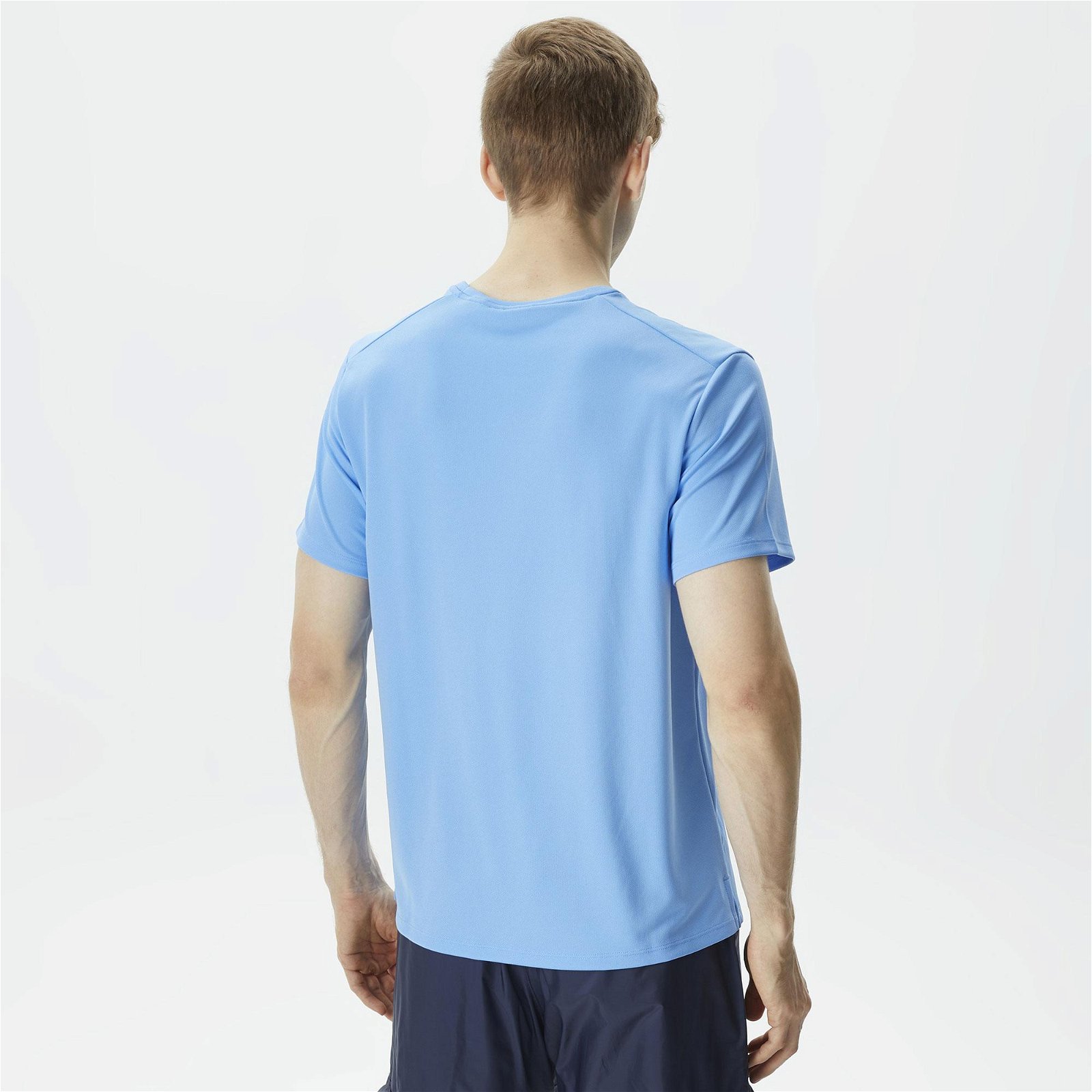Nike Dri-Fit Miler Erkek Mavi T-Shirt