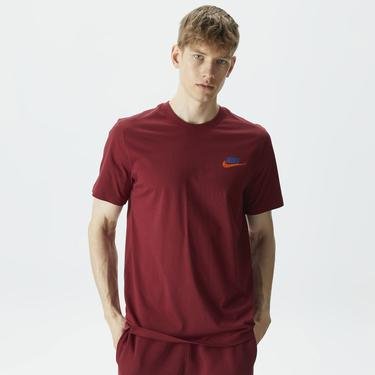  Nike Sportswear Club+ Erkek Kırmızı T-Shirt