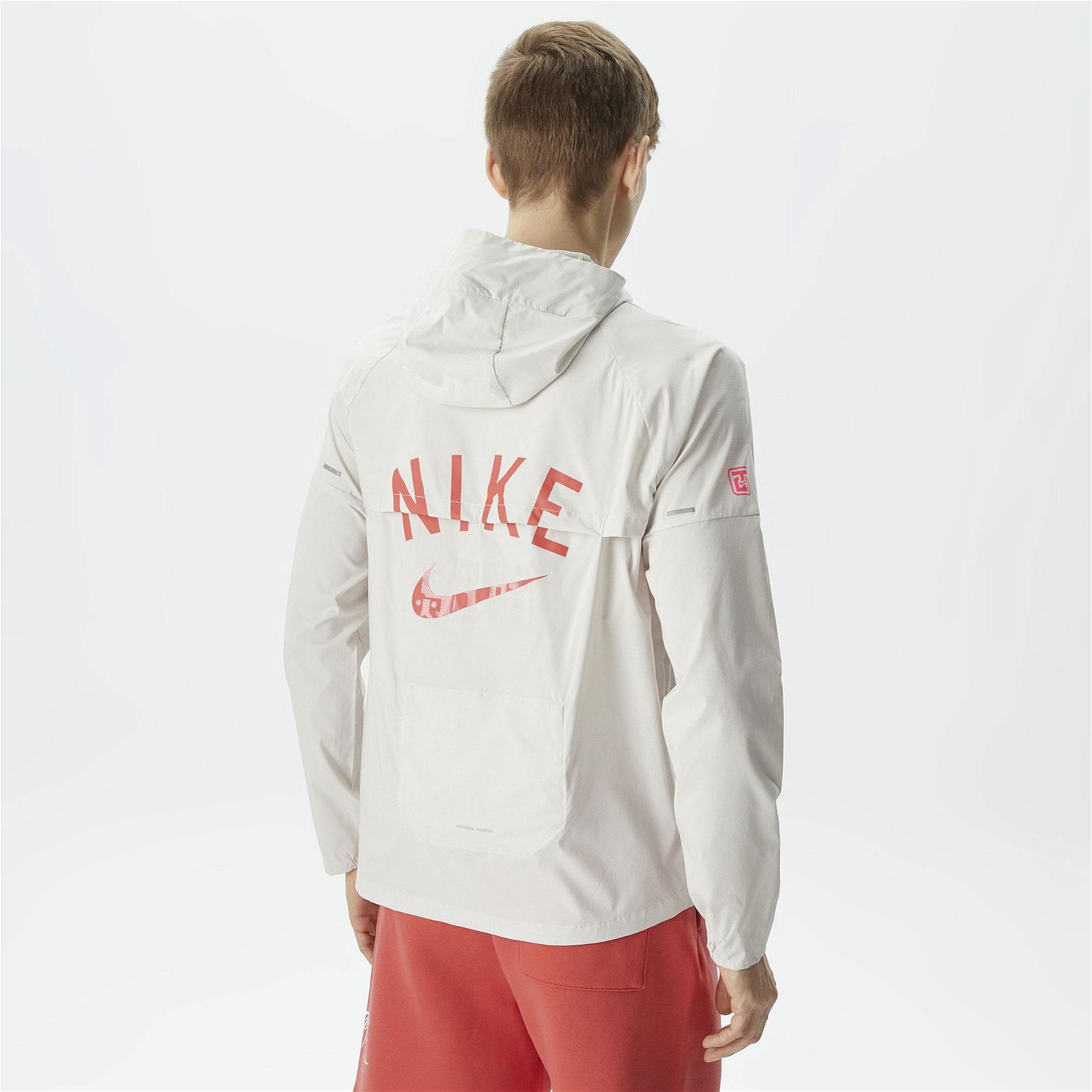 Nike Repel Windrunner Erkek Krem Rengi Ceket