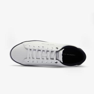  Tommy Hilfiger Vulcing Core Low Erkek Beyaz Sneaker