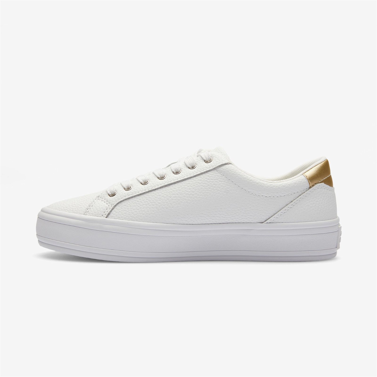 Tommy Hilfiger Essential Vulcing Kadın Beyaz Sneaker