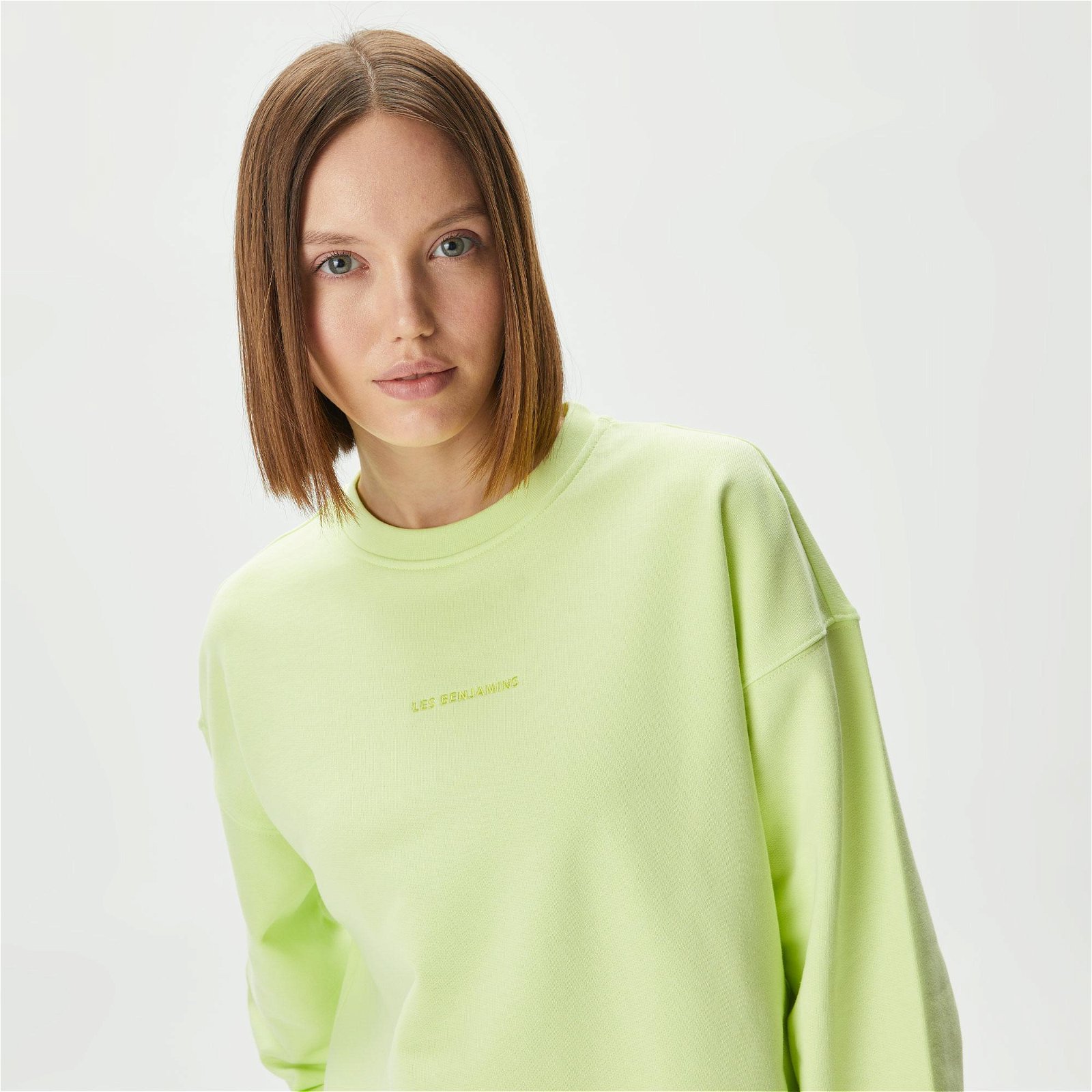 Les Benjamins  301 Kadın Yeşil Sweatshirt