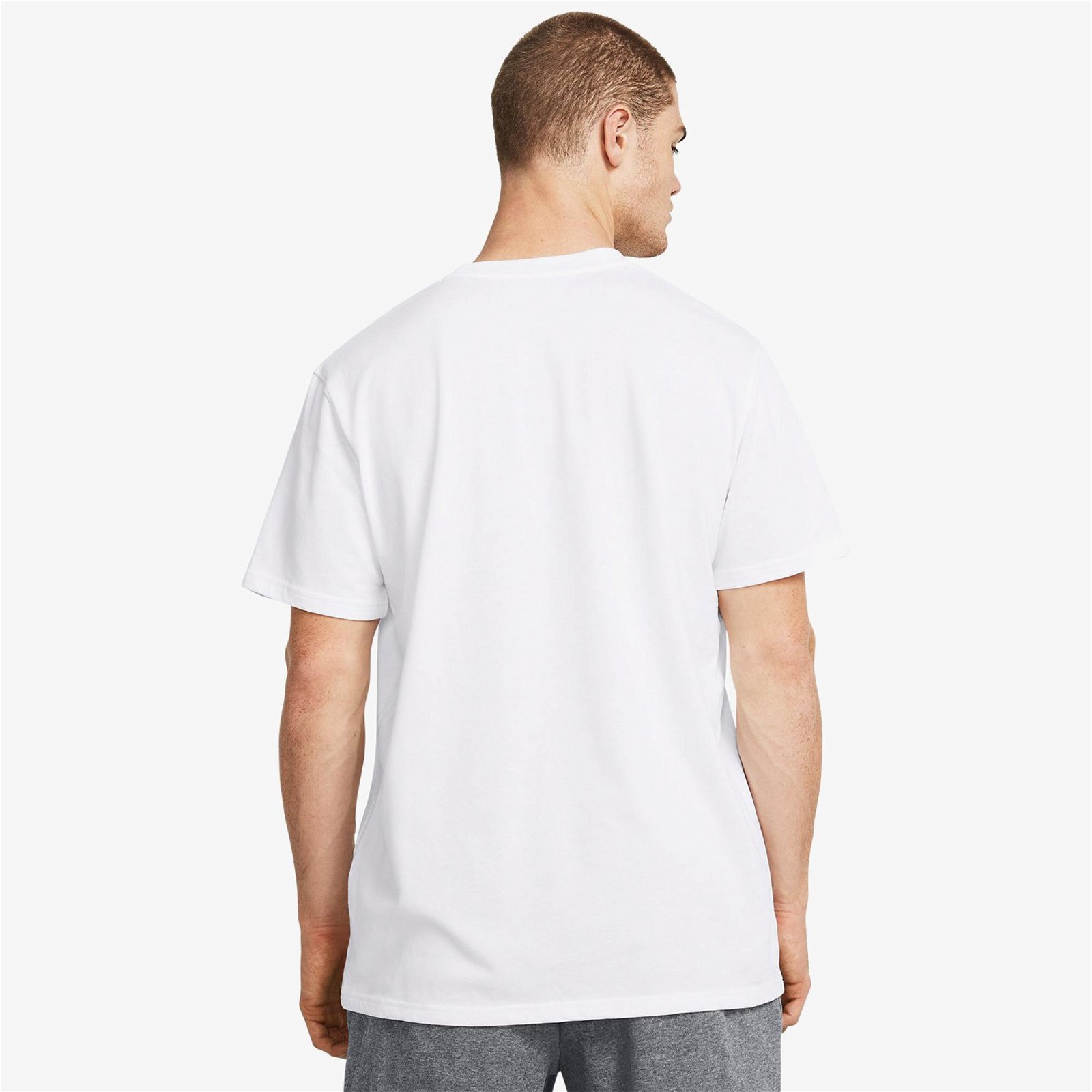 Under Armour Label Erkek Beyaz T-Shirt