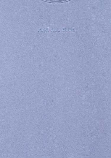  Mavi Organik Pamuklu Mavi Basic Sweatshirt 7S10043-70852