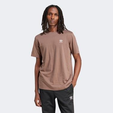 adidas Essential Erkek Kahverengi T-Shirt