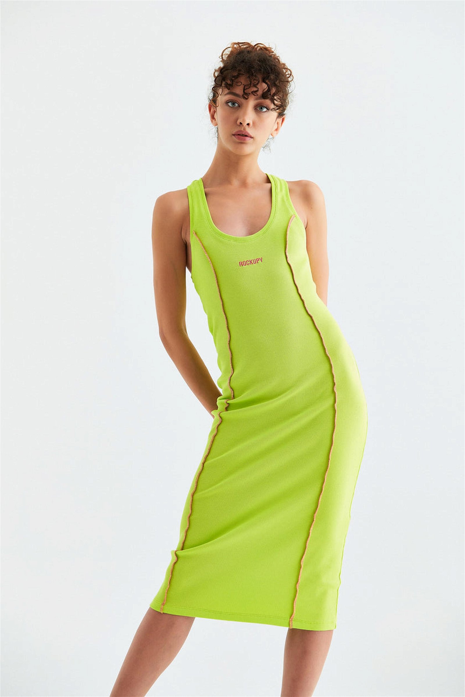 Rockupy Kadın Silva Yeşil Elbise