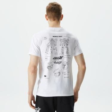  HUF Heavy Arms Schematics Erkek Beyaz T-Shirt