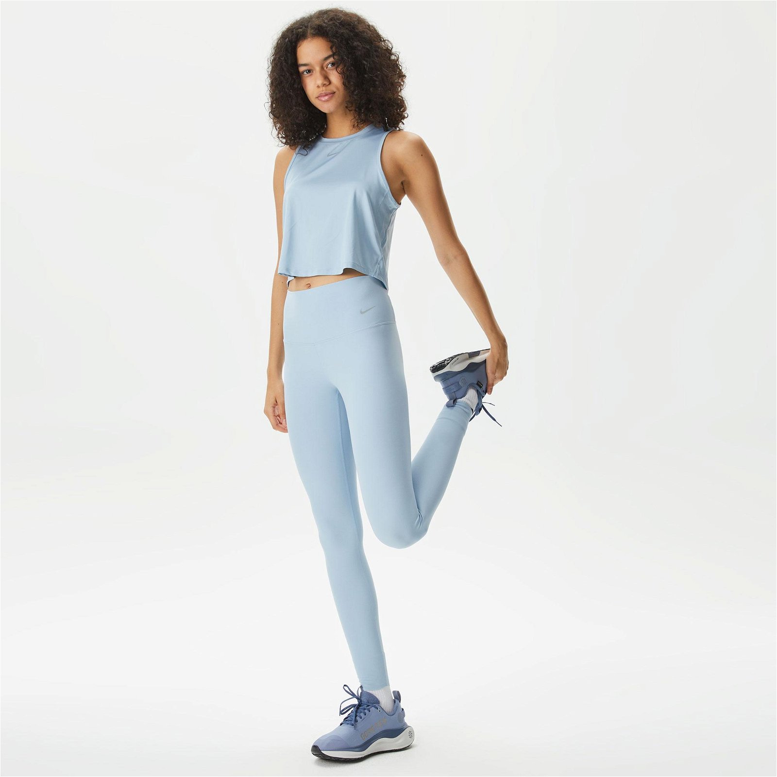 Nike Dri-Fit Zenvy High Rise Kadın Mavi Tayt