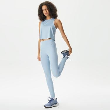  Nike Dri-Fit Zenvy High Rise Kadın Mavi Tayt