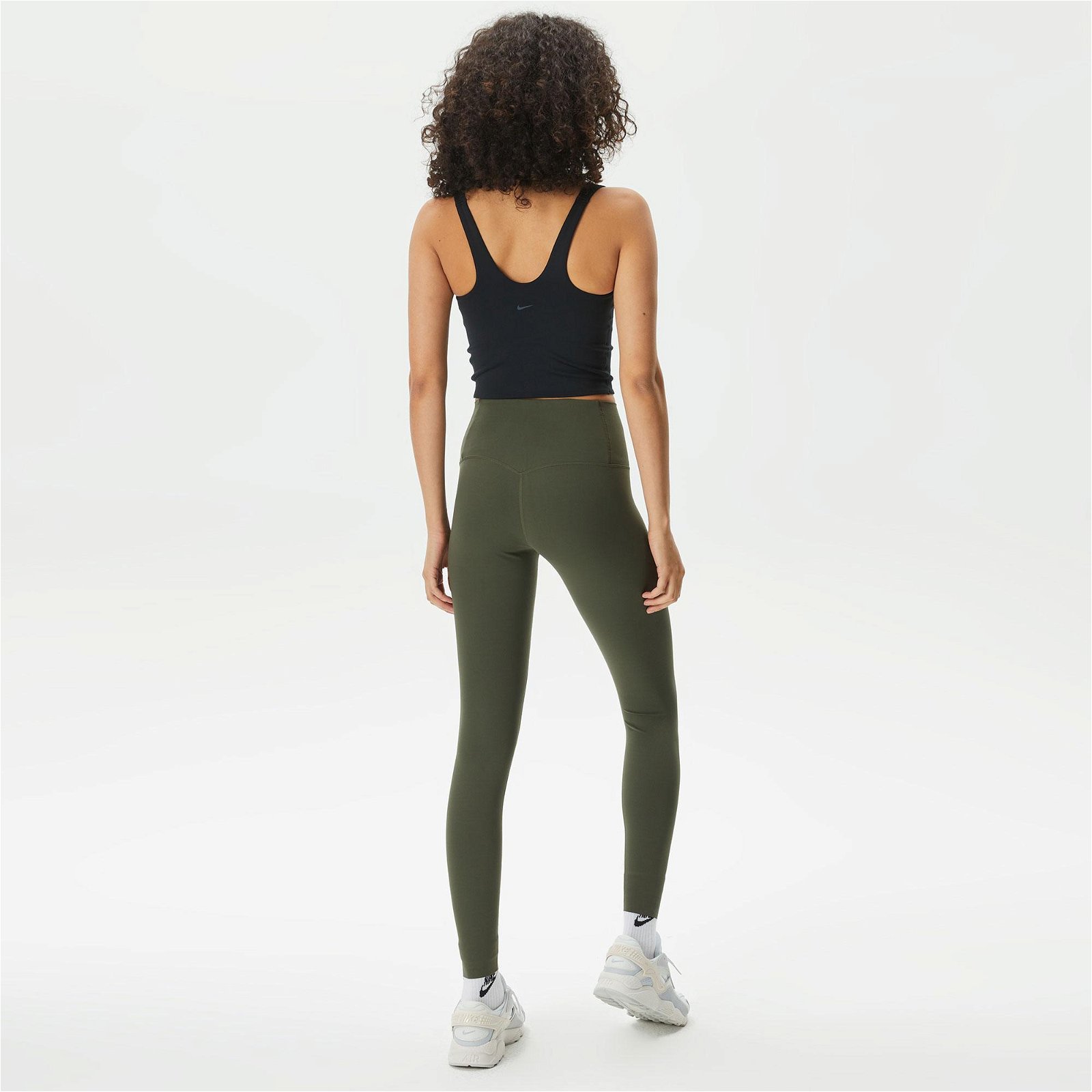 Nike Dri-Fit Zenvy High Rise Kadın Yeşil Tayt