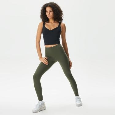  Nike Dri-Fit Zenvy High Rise Kadın Yeşil Tayt
