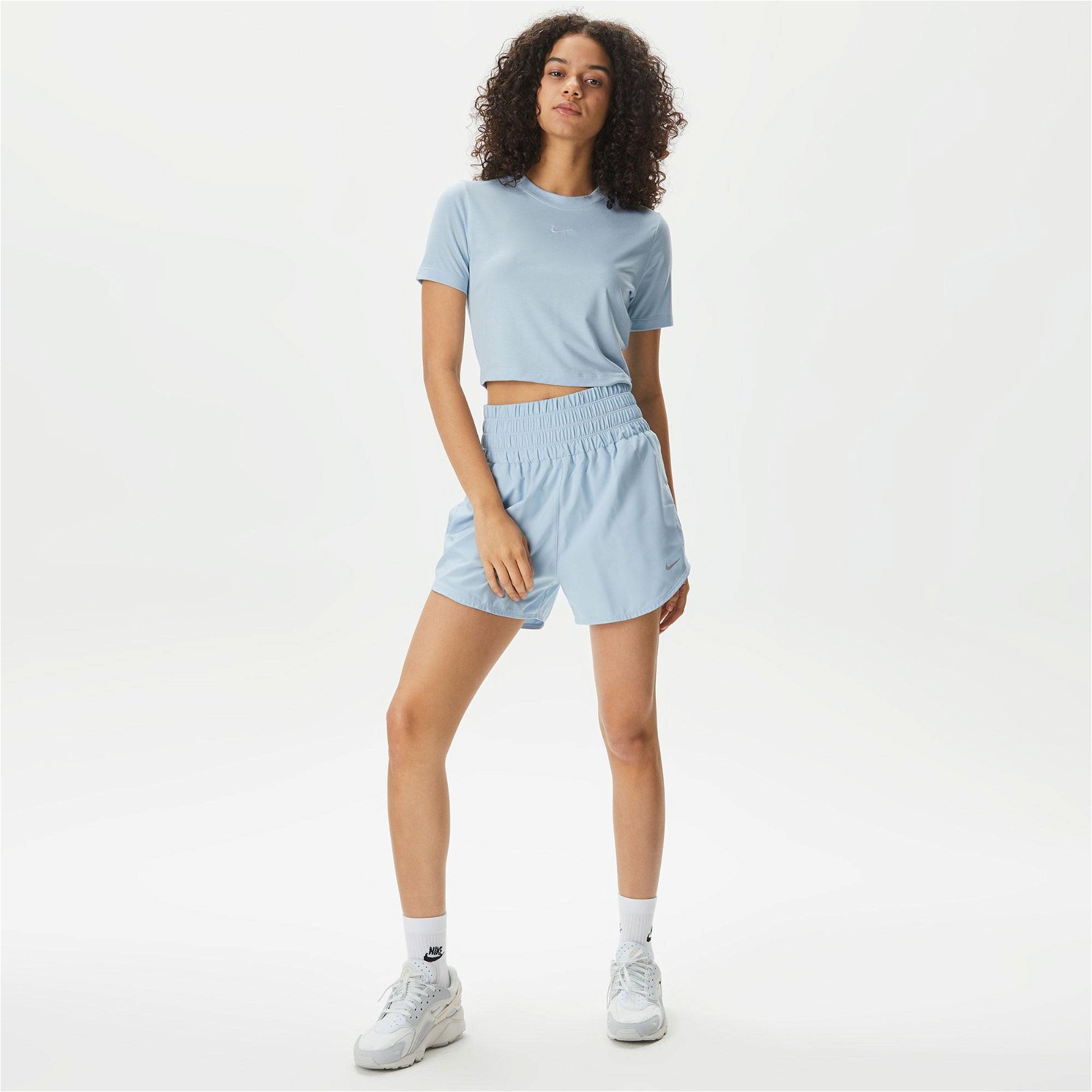 Nike Sportswear Essential Kadın Mavi T-Shirt