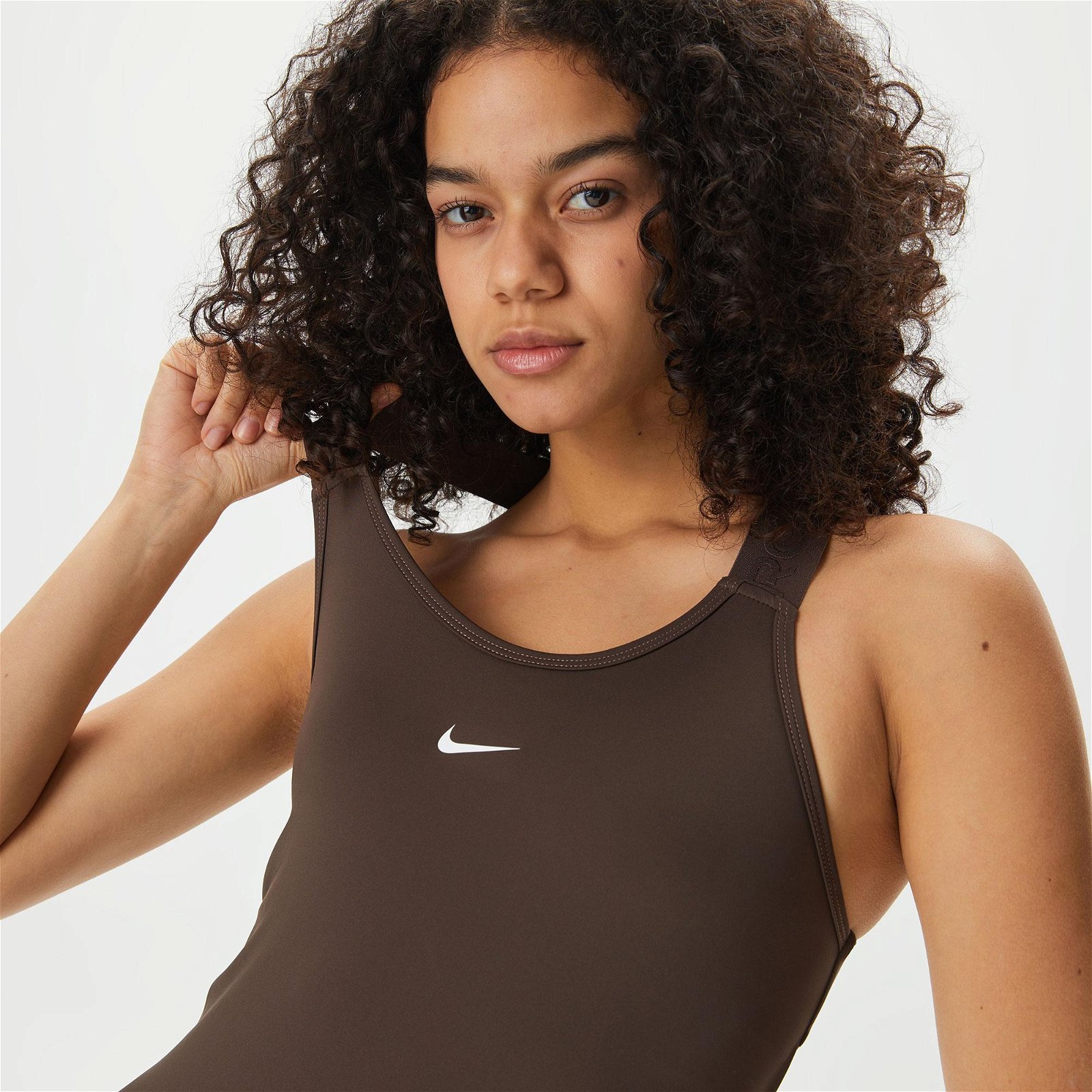 Nike Pro Dri-Fit Kadın Kahverengi Tulum