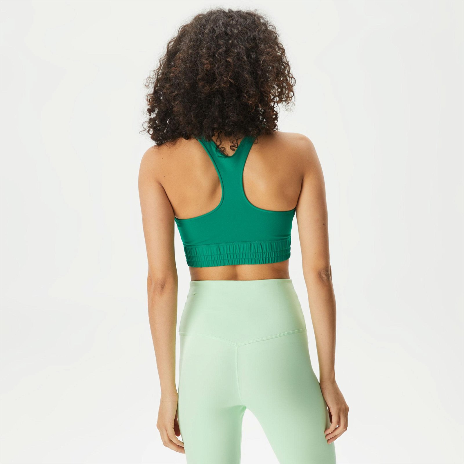 Nike Dri-Fit High Neck Kadın Yeşil Bra