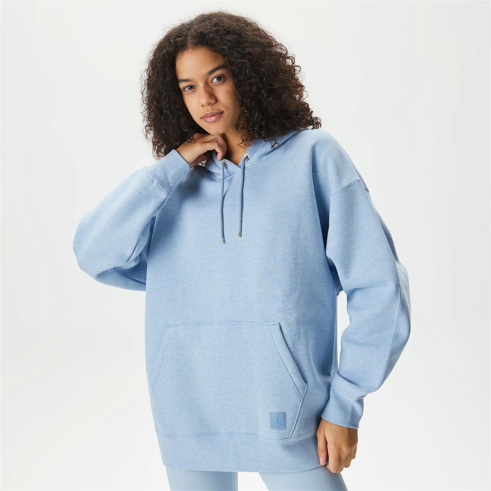 Jordan Flight Fleece Kadın Mavi Sweatshirt