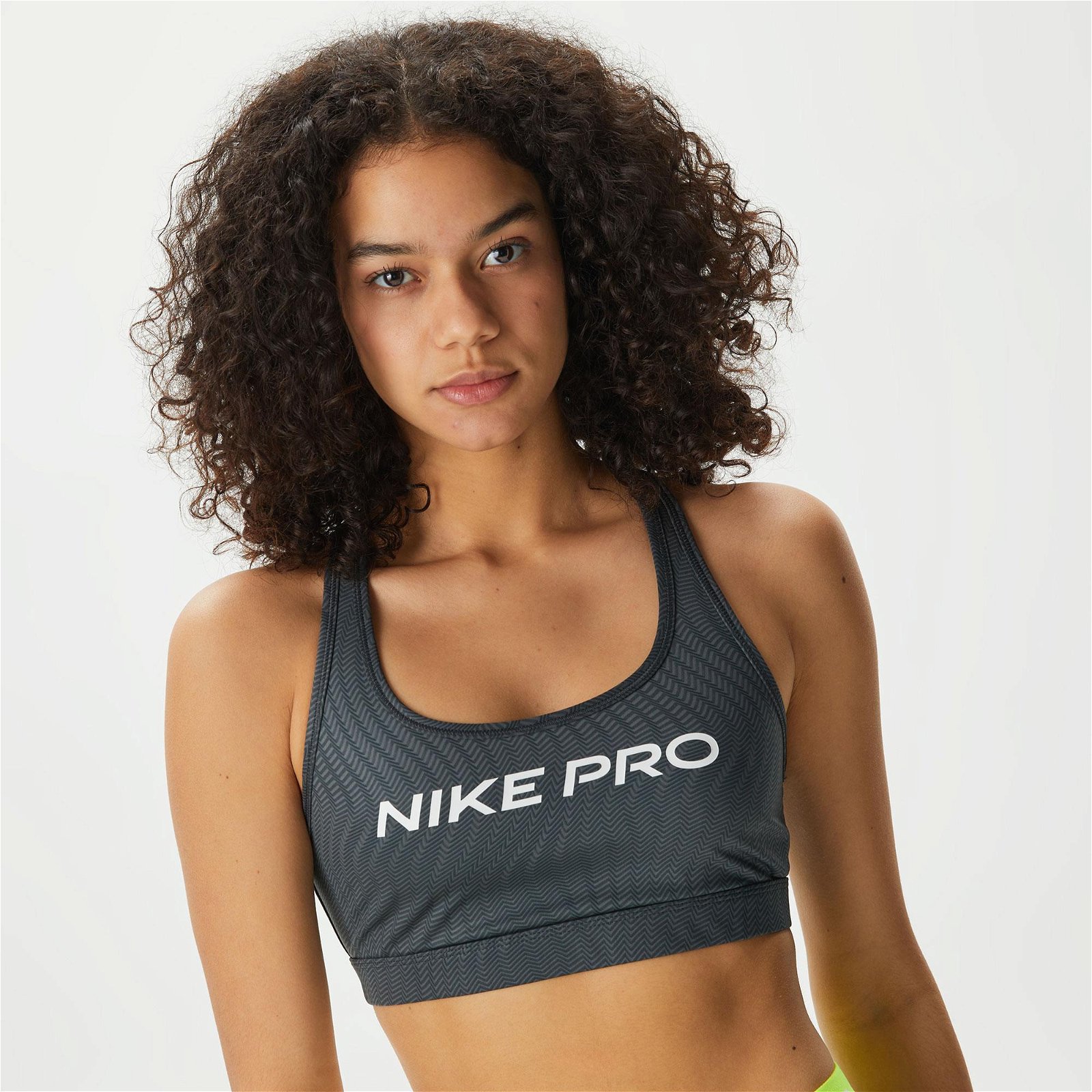 Nike Pro Swoosh Kadın Gri Bra