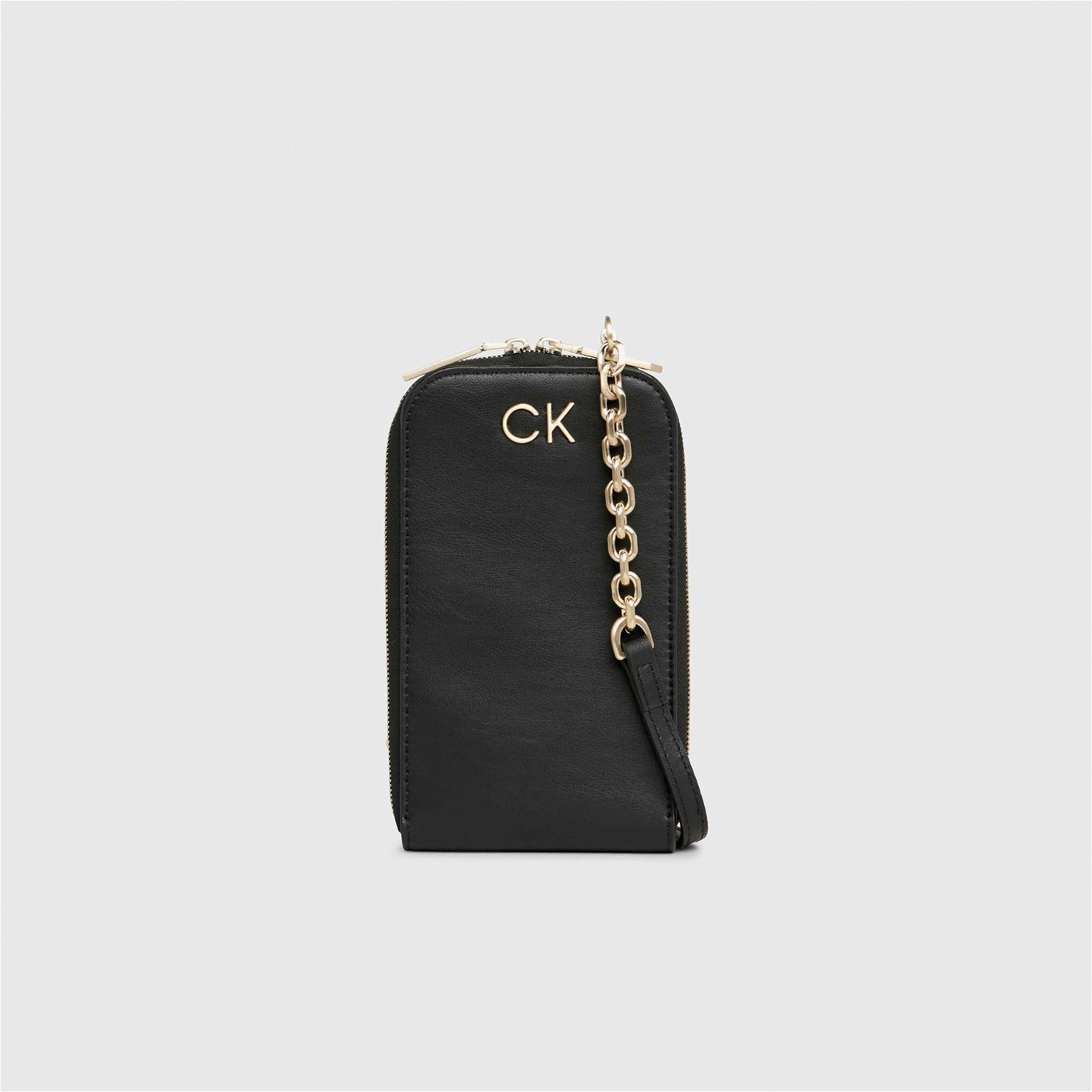 Calvin Klein Re-Lock Kadın Siyah Telefon Çantası