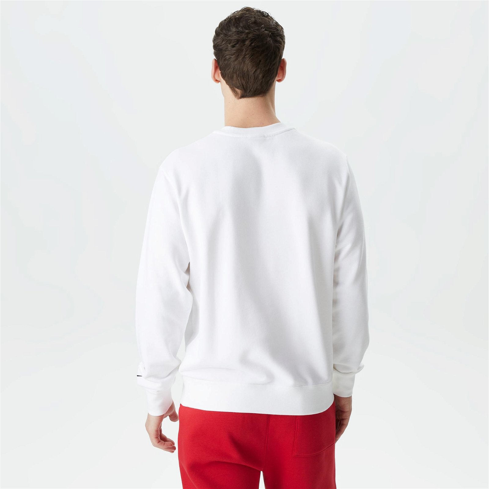 Nike Sportswear Crew Erkek Beyaz Sweatshirt