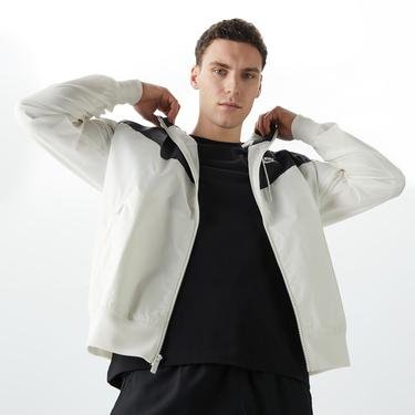  Nike Woven Heritage Essentials Windrunner Erkek Siyah/Beyaz Ceket
