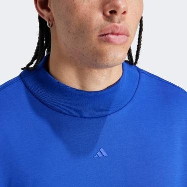  adidas One Fl Crew Unisex Mavi Sweatshirt