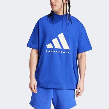  adidas One Ctn Jer T Unisex Mavi T-Shirt