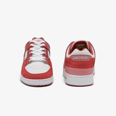  Lacoste Court Cage Kadın Kırmızı Sneaker