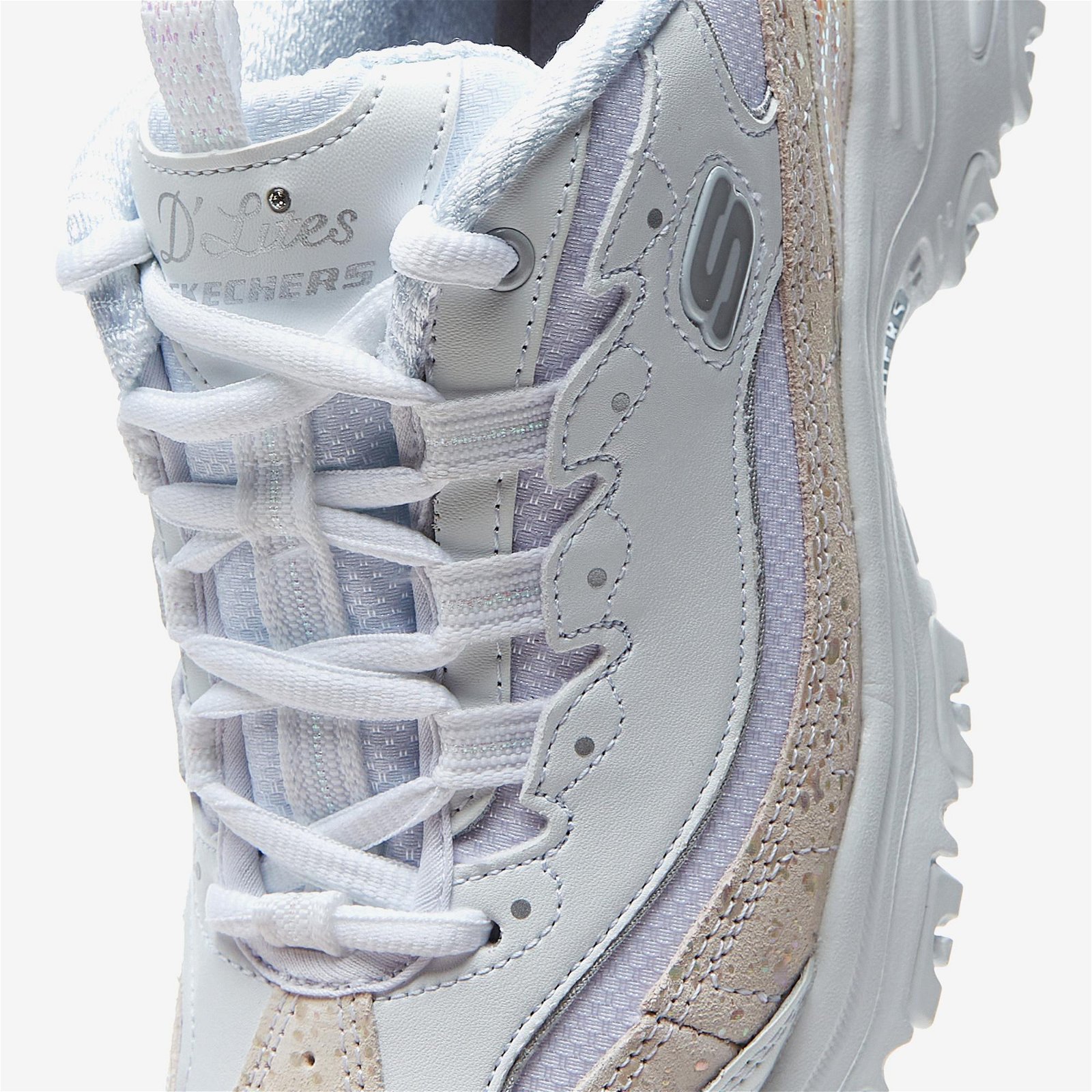 Skechers D'Lites-Luminous Range Kadın Beyaz Spor Ayakkabı