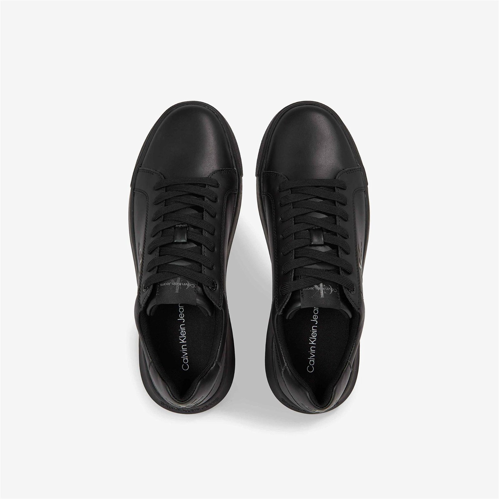 Calvin Klein Jeans Chunky Cupsole Mono Leather Erkek Siyah Sneaker