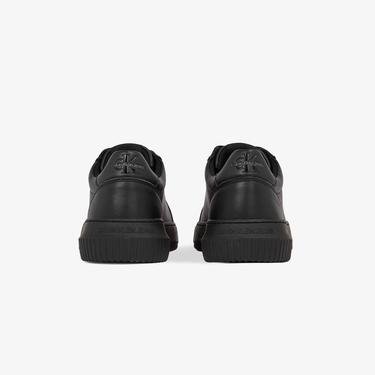  Calvin Klein Jeans Chunky Cupsole Mono Leather Erkek Siyah Sneaker