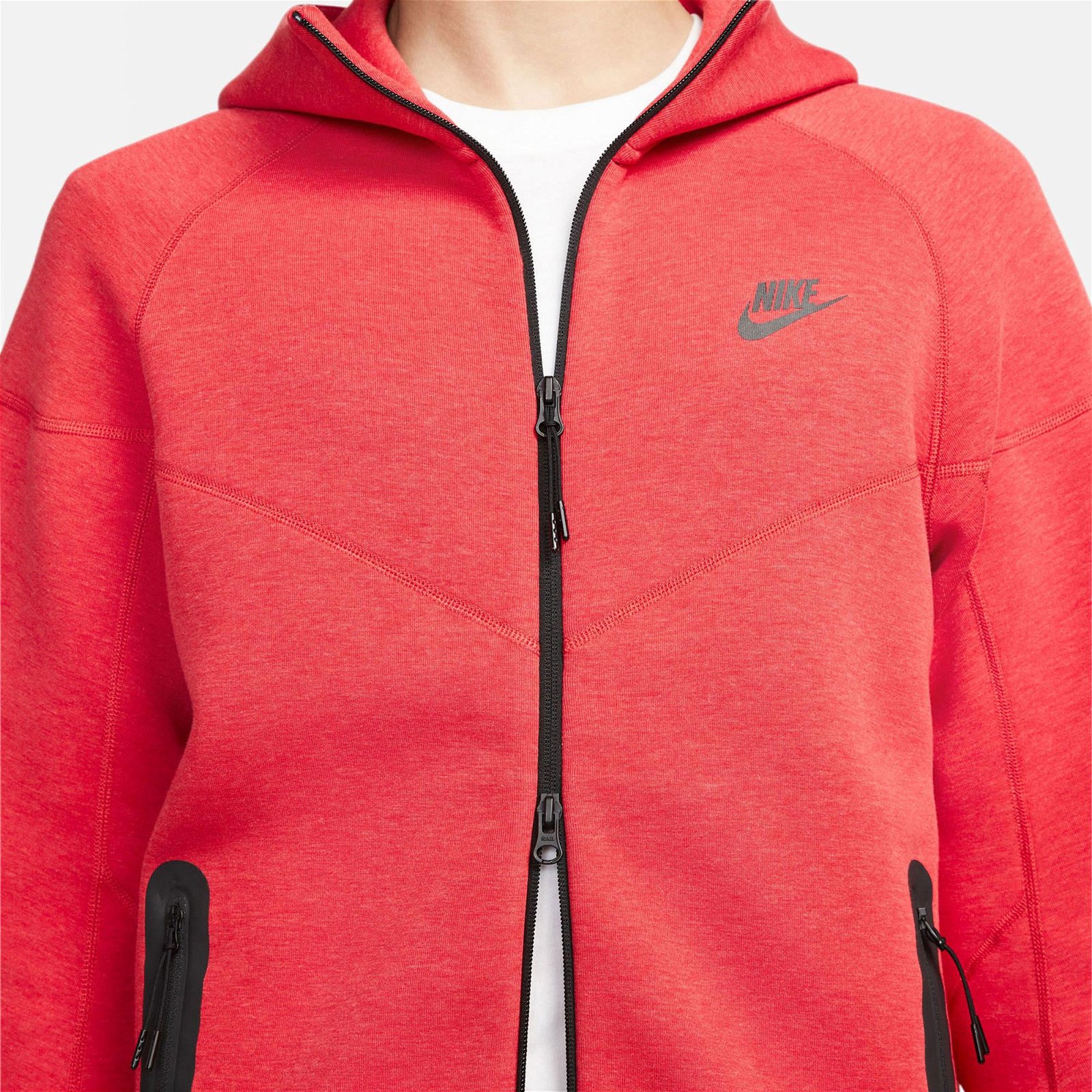 Nike Tech Fleece Erkek Kırmızı Sweatshirt
