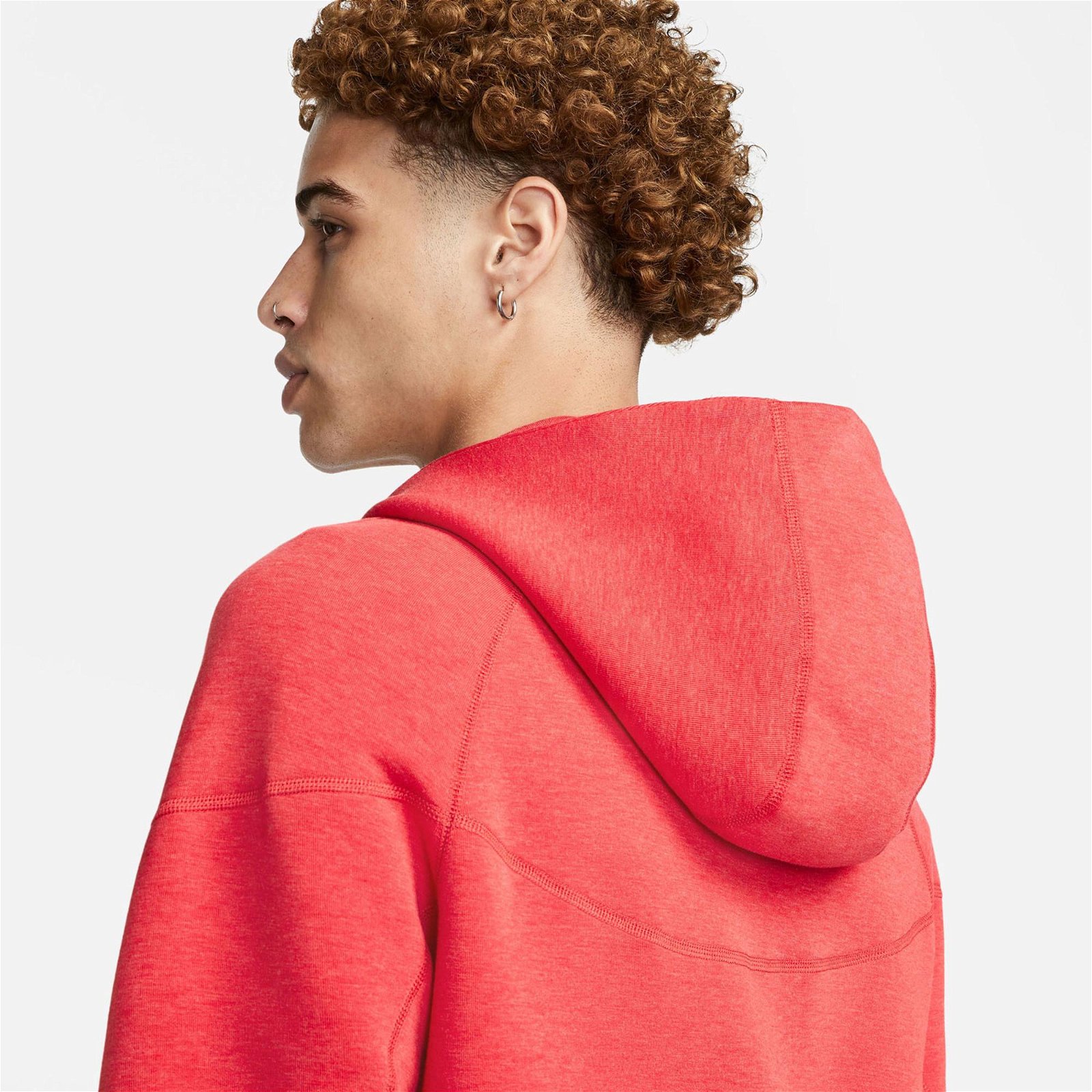 Nike Tech Fleece Erkek Kırmızı Sweatshirt