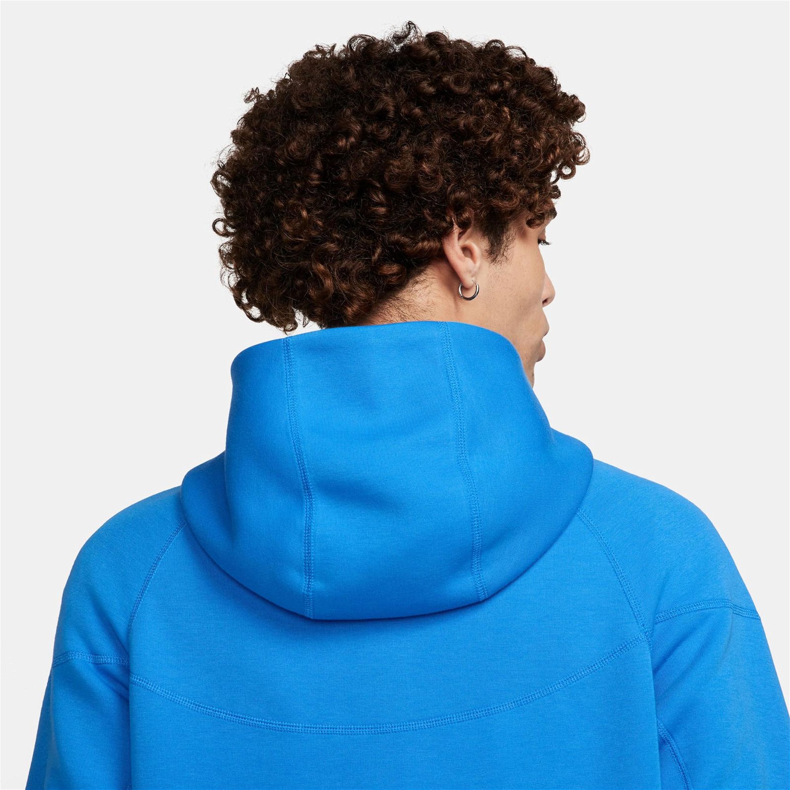 Nike Tech Fleece Erkek Mavi Sweatshirt