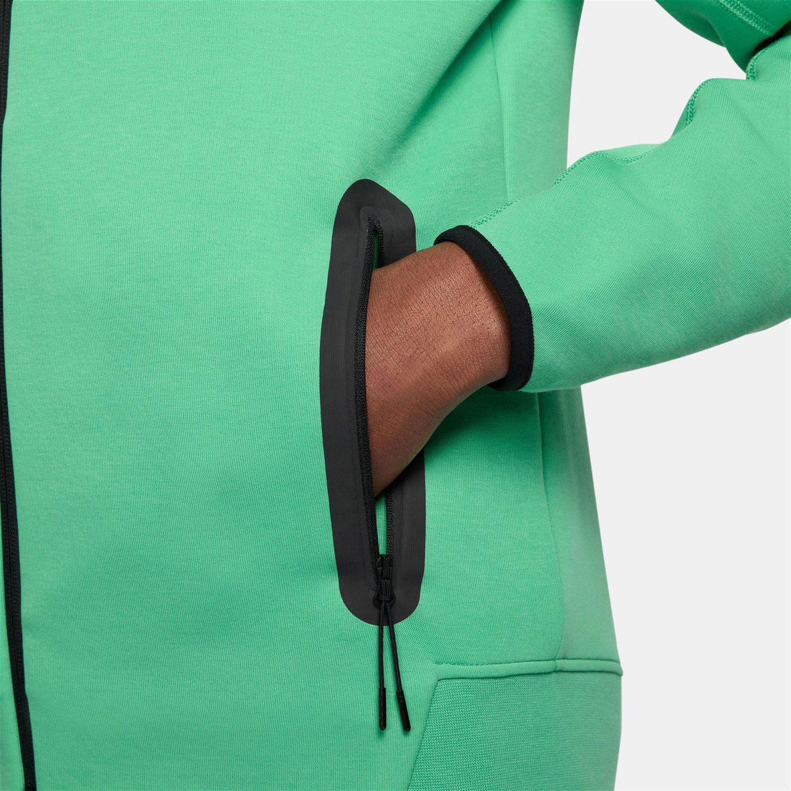 Nike Tech Fleece Erkek Yeşil Sweatshirt
