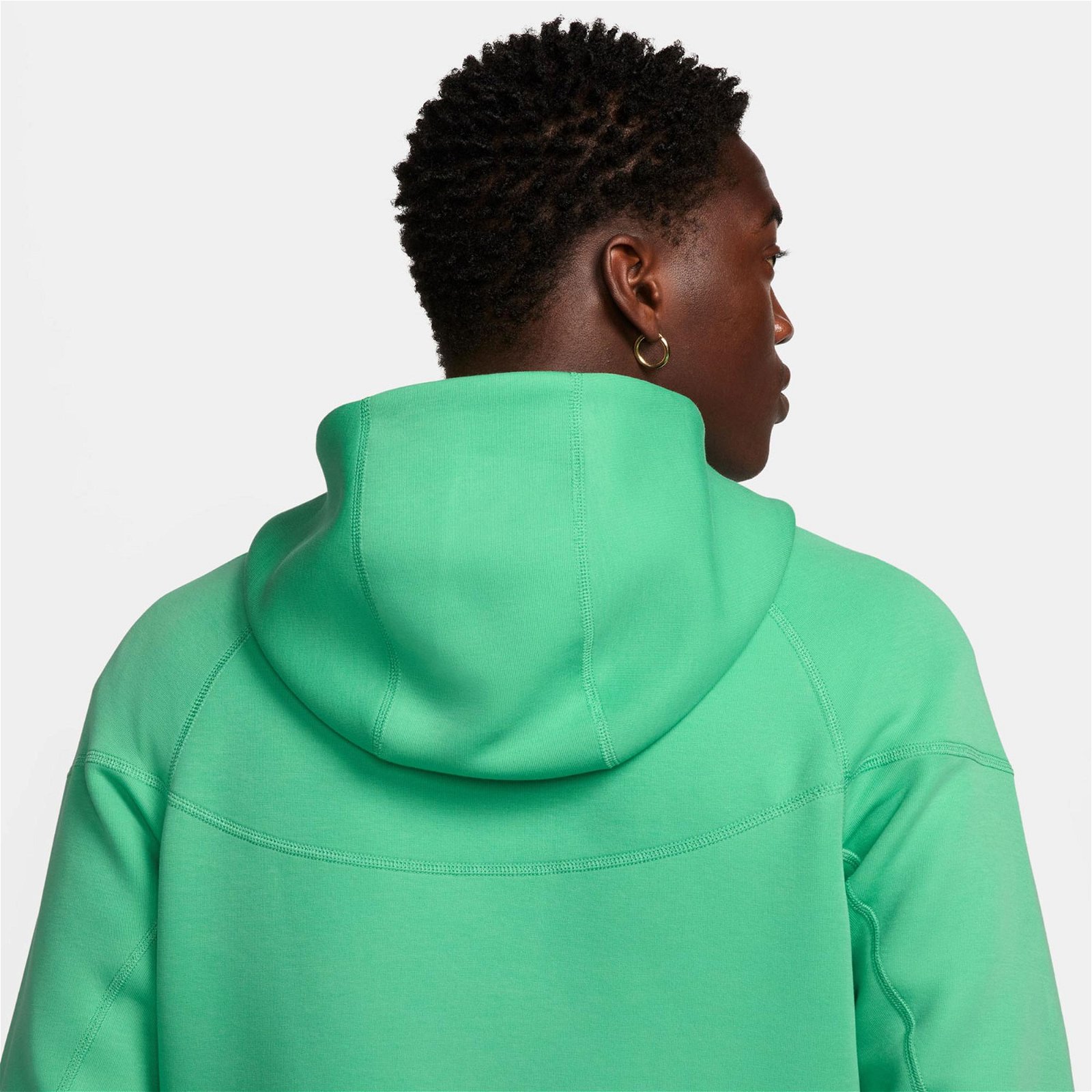 Nike Tech Fleece Erkek Yeşil Sweatshirt