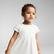 Mango Çocuk İşlemeli Desenli Elbise Kırık Beyaz