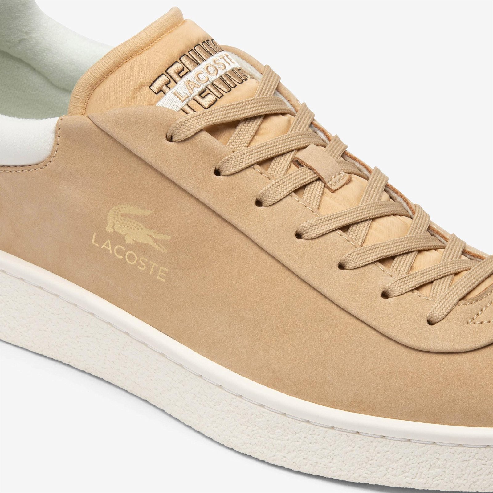 Lacoste Baseshot Premium Erkek Açık Kahverengi Sneaker