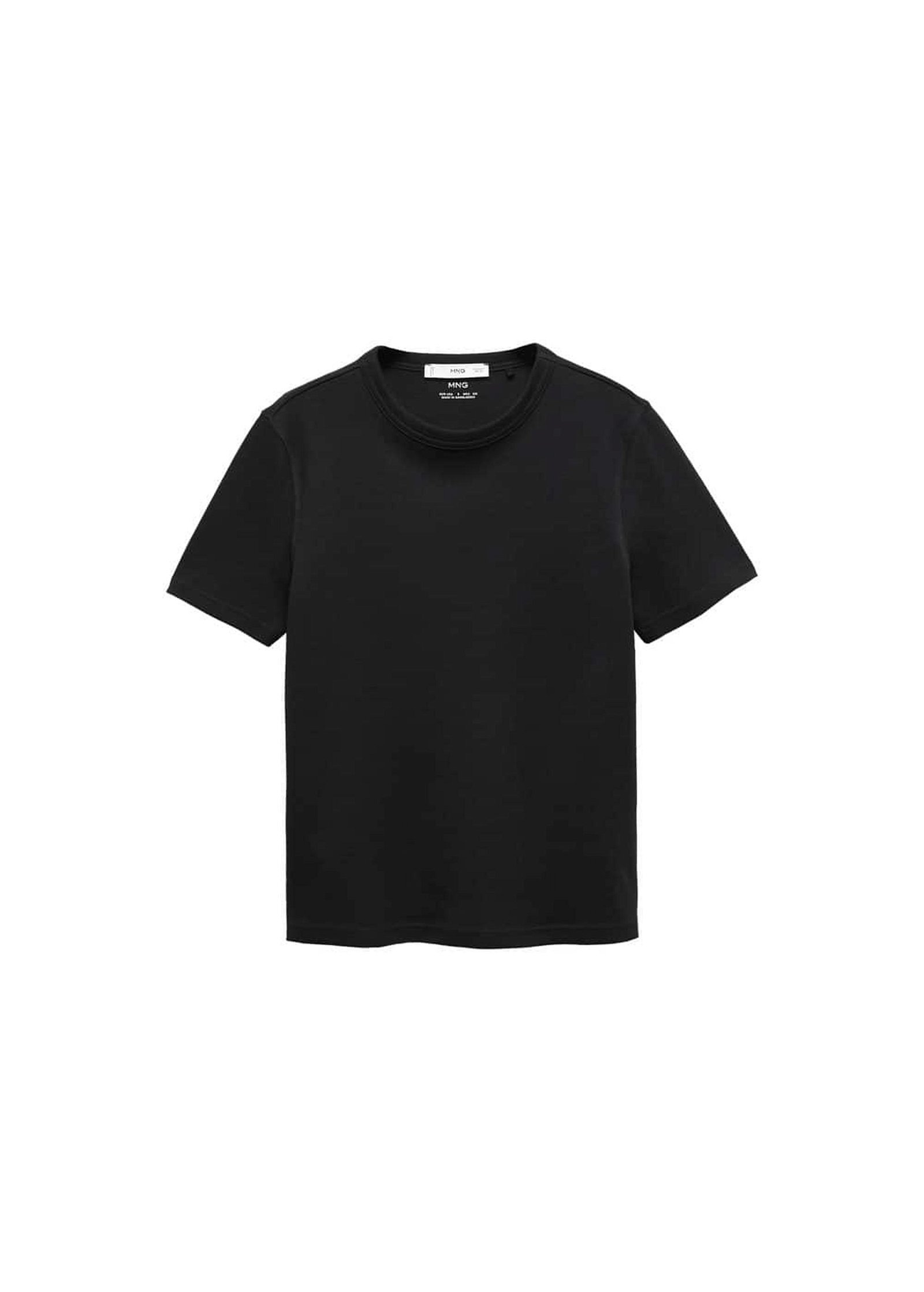 Mango Kadın Pamuklu Premium Tişört Siyah