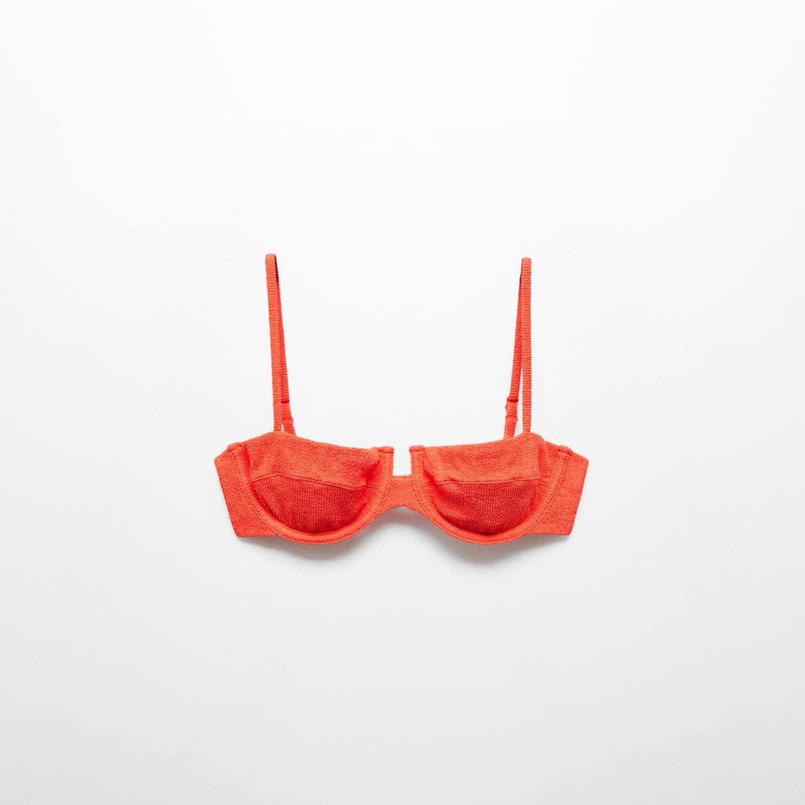 Mango Kadın Balenli Bikini Üstü Kirmizi