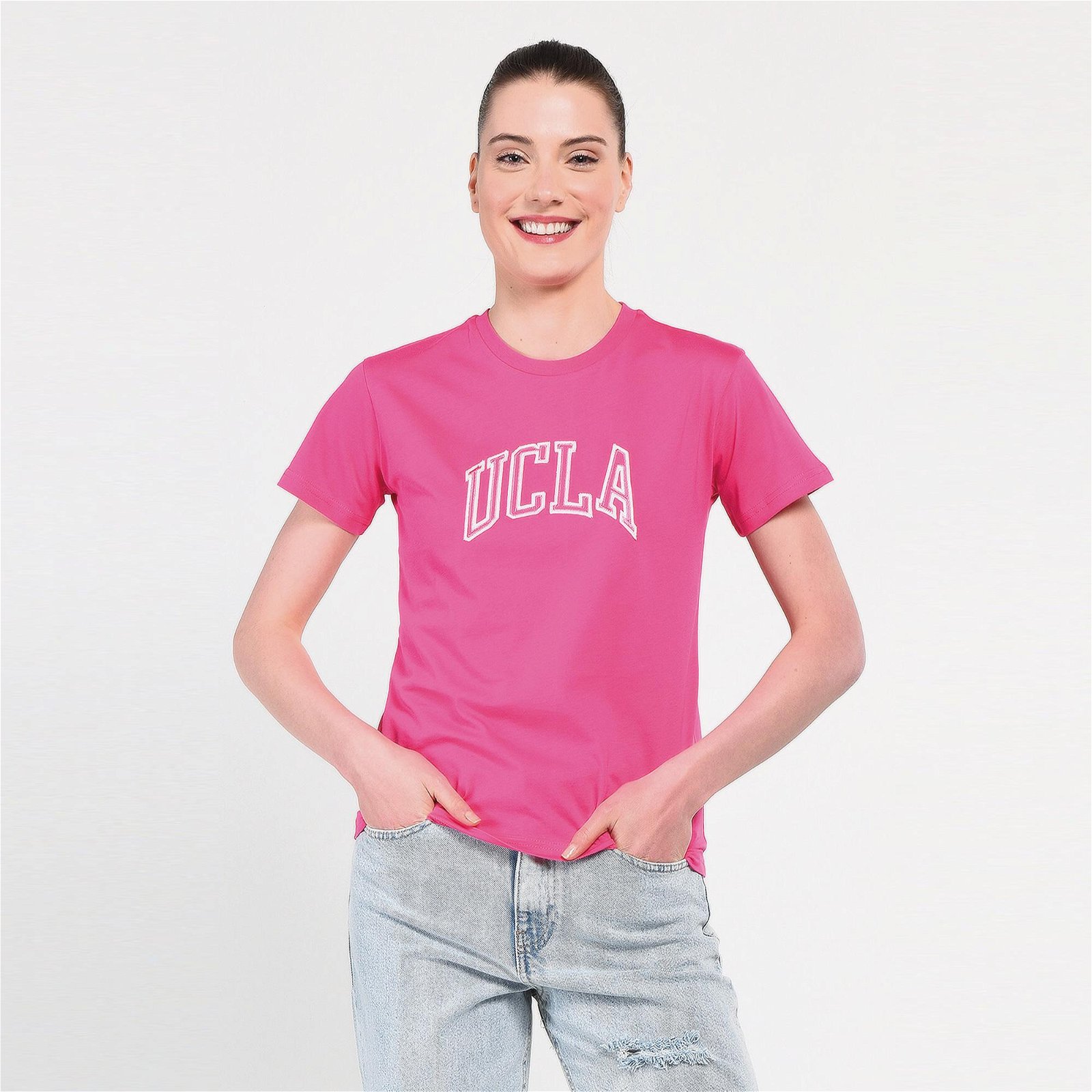 Ucla Angela Kadın Pembe T-Shirt