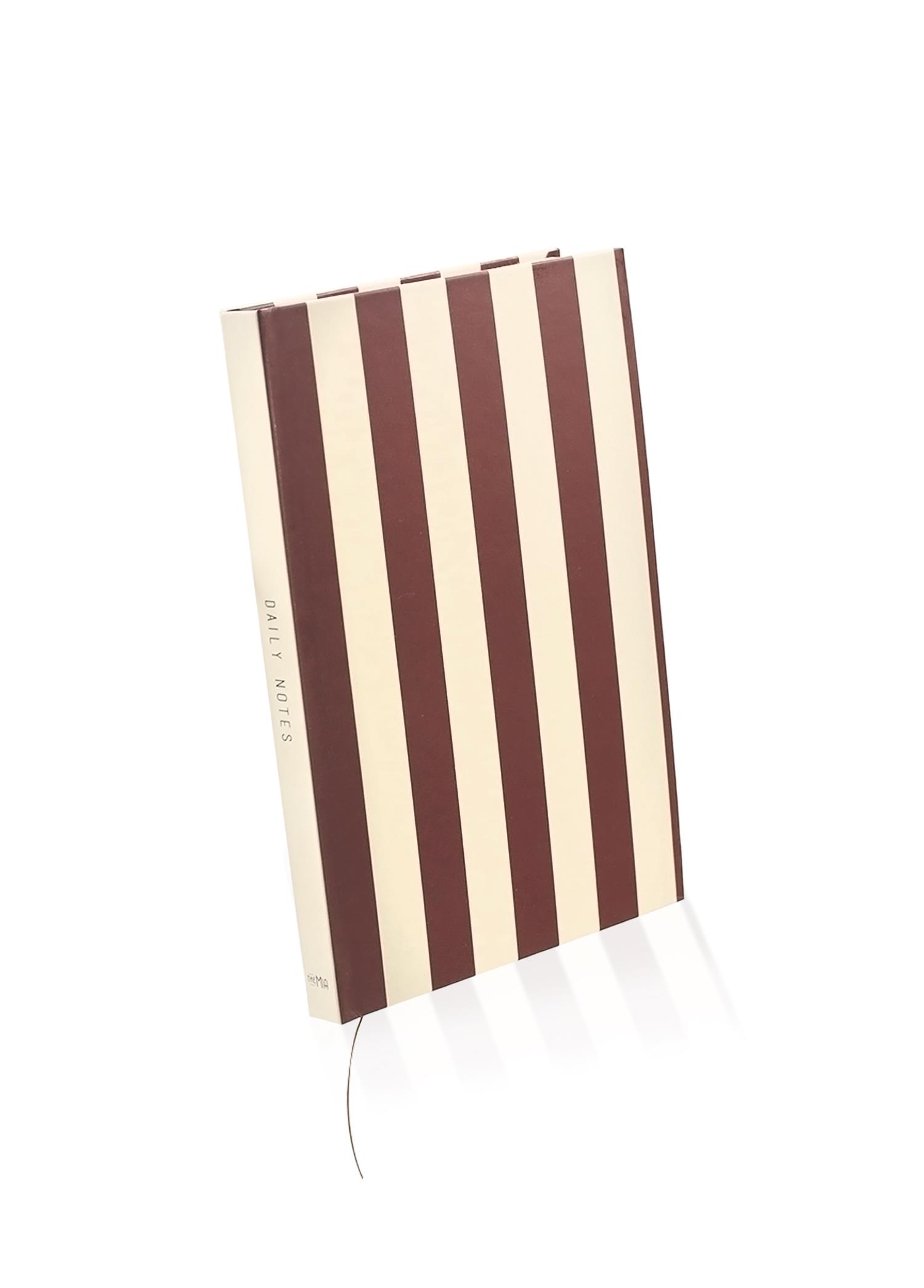 The Mia Basic Çizgili Defter 70 Yaprak Bordo 19x14 cm