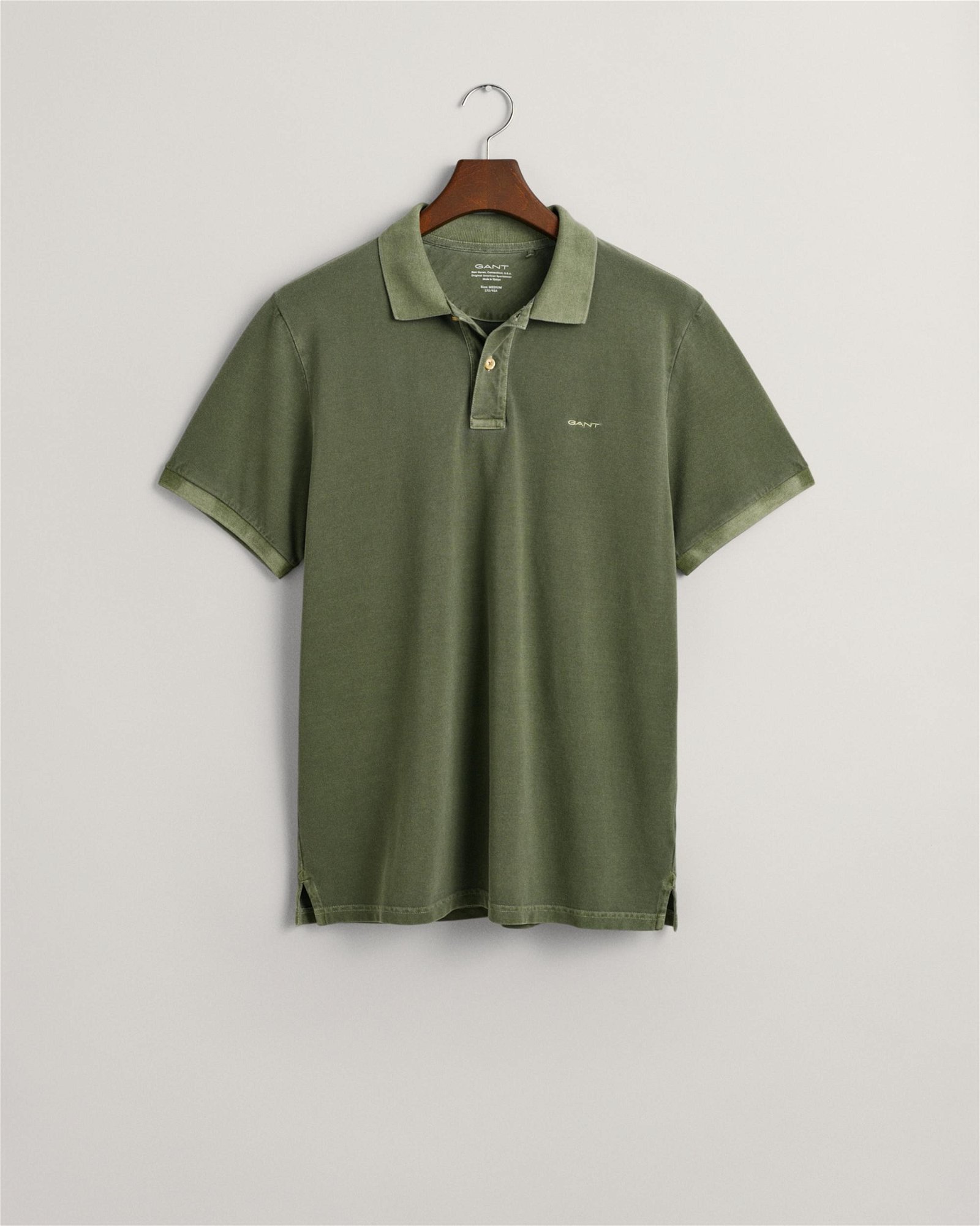 GANT Erkek Yeşil Regular Fit Logolu Polo