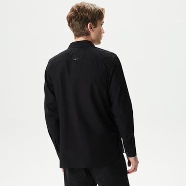  Calvin Klein Jeans Core Essentials Erkek Siyah Gömlek