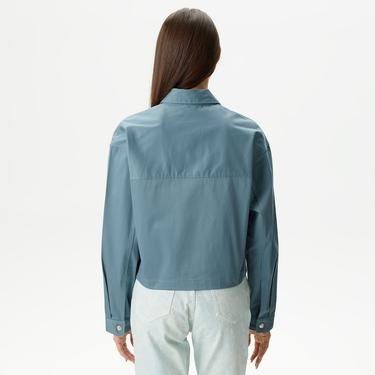  Calvin Klein Jeans Sensory Kadın Mavi Gömlek