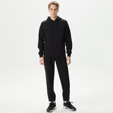  Calvin Klein Logo Tape Erkek Siyah Sweatshirt
