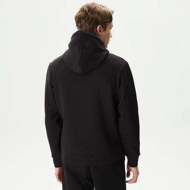  Calvin Klein All-Over-Print Erkek Siyah Sweatshirt